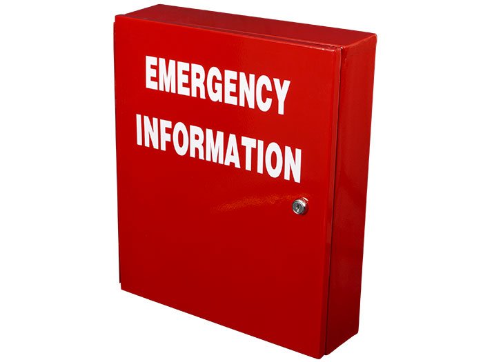 Emergency Information Cabinet