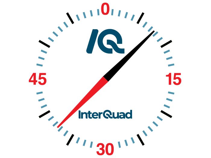 IQ Pace Clock - Square White
